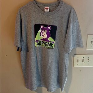 SUPREME PROTECTION FROM SUCKAS TEE FW20 SIZE LARGE GRAY
